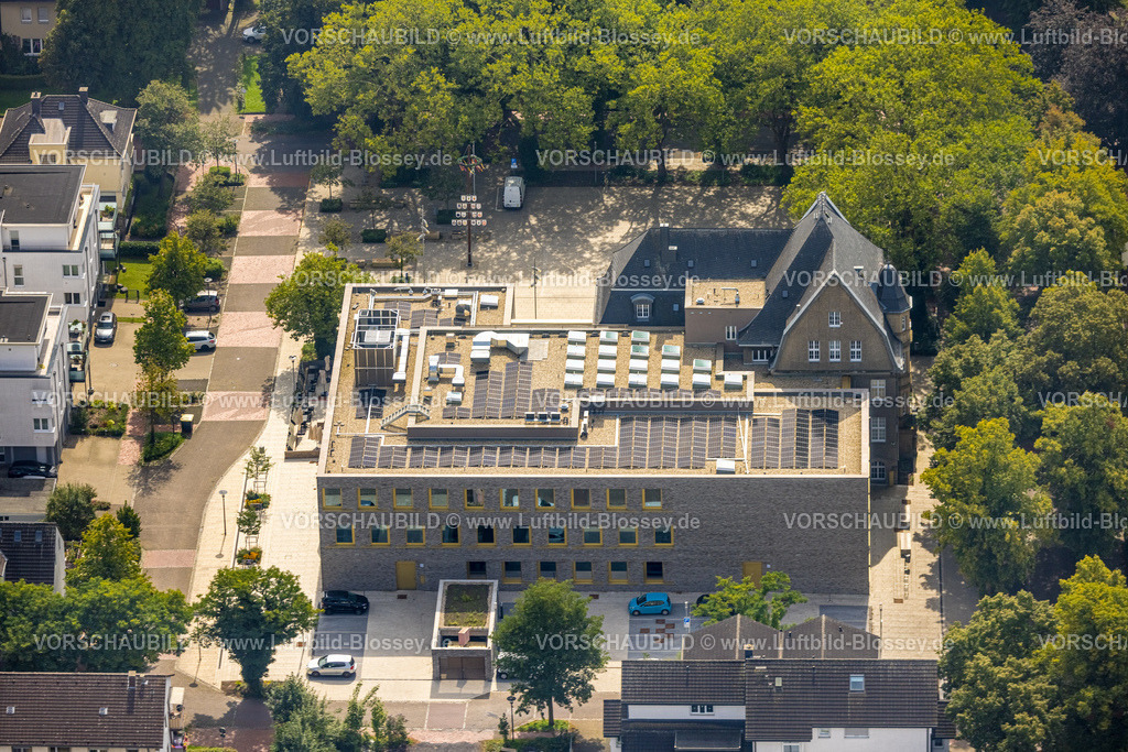 Holzwickede230901285 | Luftbild, Rathaus Holzwickede Neubau Am Markt, Holzwickede, Ruhrgebiet, Nordrhein-Westfalen, Deutschland
