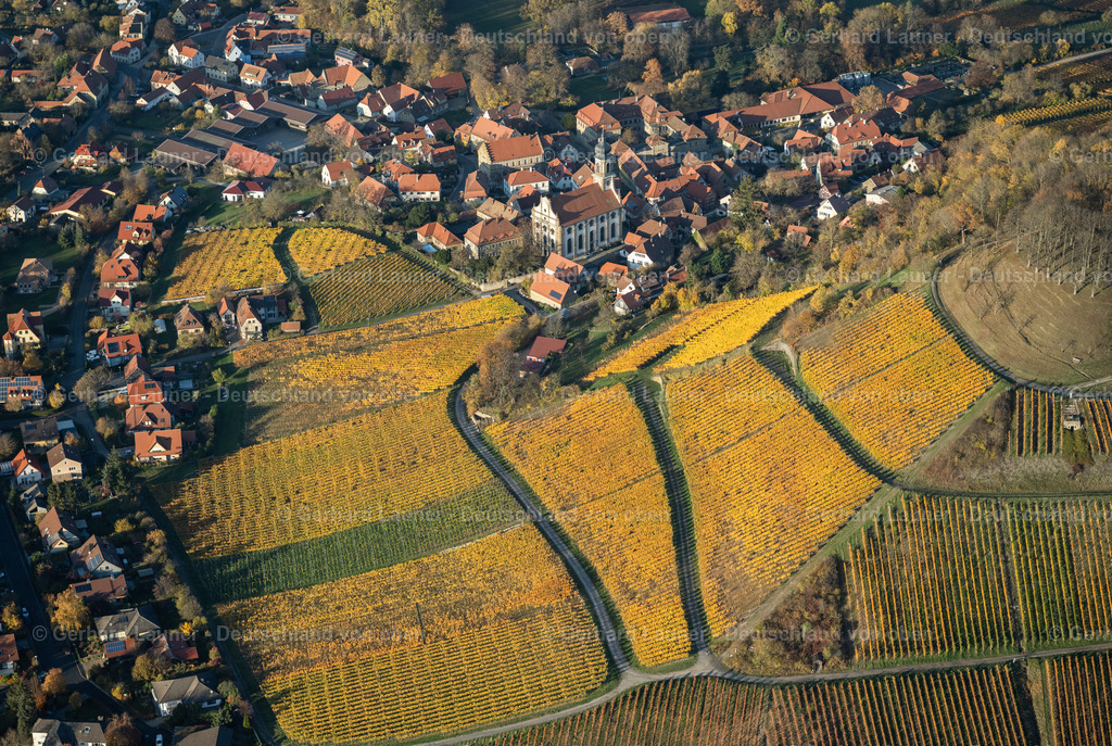 4042841 | Weinberge bei Castell, Weinlage Kirchberg, Schloßberg, Reitsteig