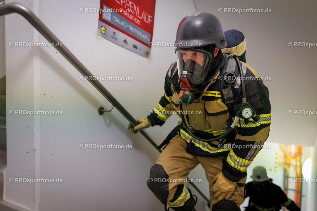 KölnTurm Treppenlauf; Köln, 03.08.2025 | Impressionen vom KölnTurm Treppenlauf am 03.08.2025 in Köln (Nordrhein-Westfalen). 
