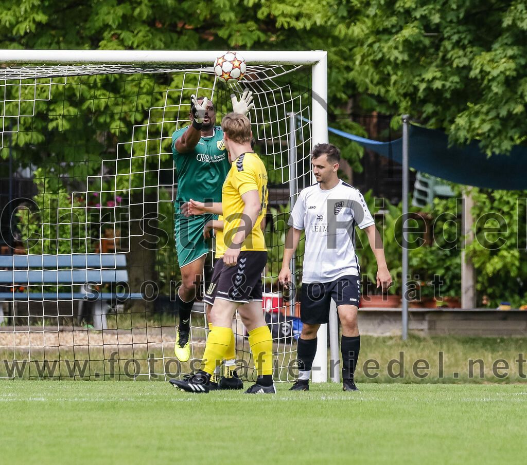 2023-07-23_088_SV_Anzing_gegen_SC_Kirchasch | Anzing, Deutschland, 23.07.2023:
Fußball, Kreisliga 2023 / 2024, Testspiel, SV Anzing gegen SC Kirchasch, Endergebnis: 5:1

Torwart Sven Kouame (SC Kirchasch, #1)

Foto: Christian Riedel / fotografie-riedel.net