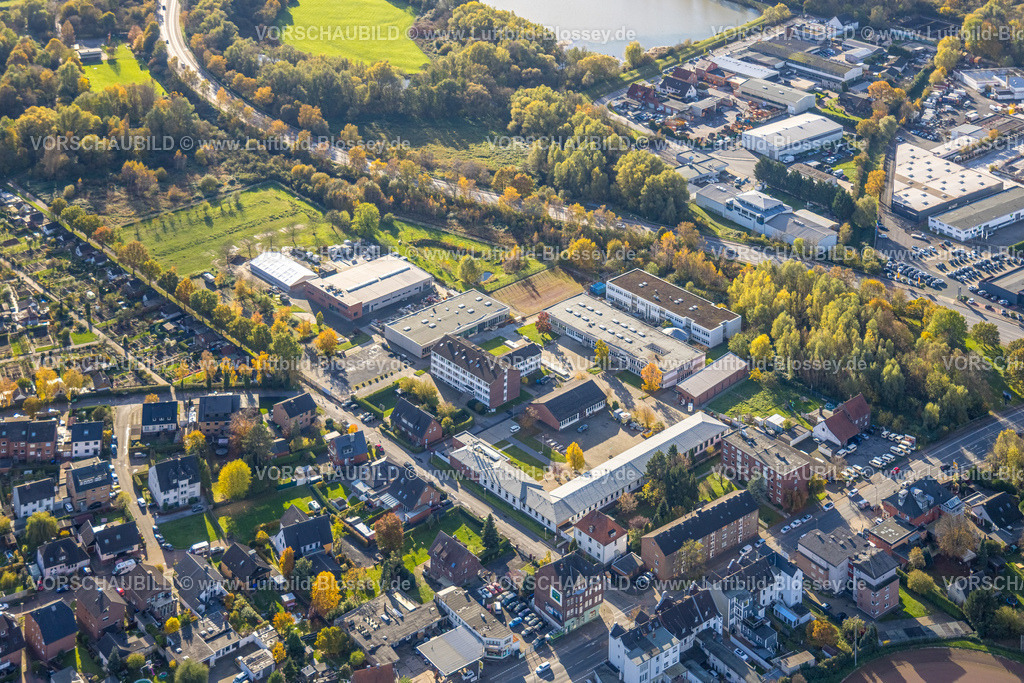 Hamm231101604Ausbildungszentrum_Print9999Pixel300dpi | Luftbild des Berufsförderungswerk der Bauindustrie NRW gGmbH,  Bockum-Hövel, Hamm, Ruhrgebiet, Nordrhein-Westfalen, Deutschland