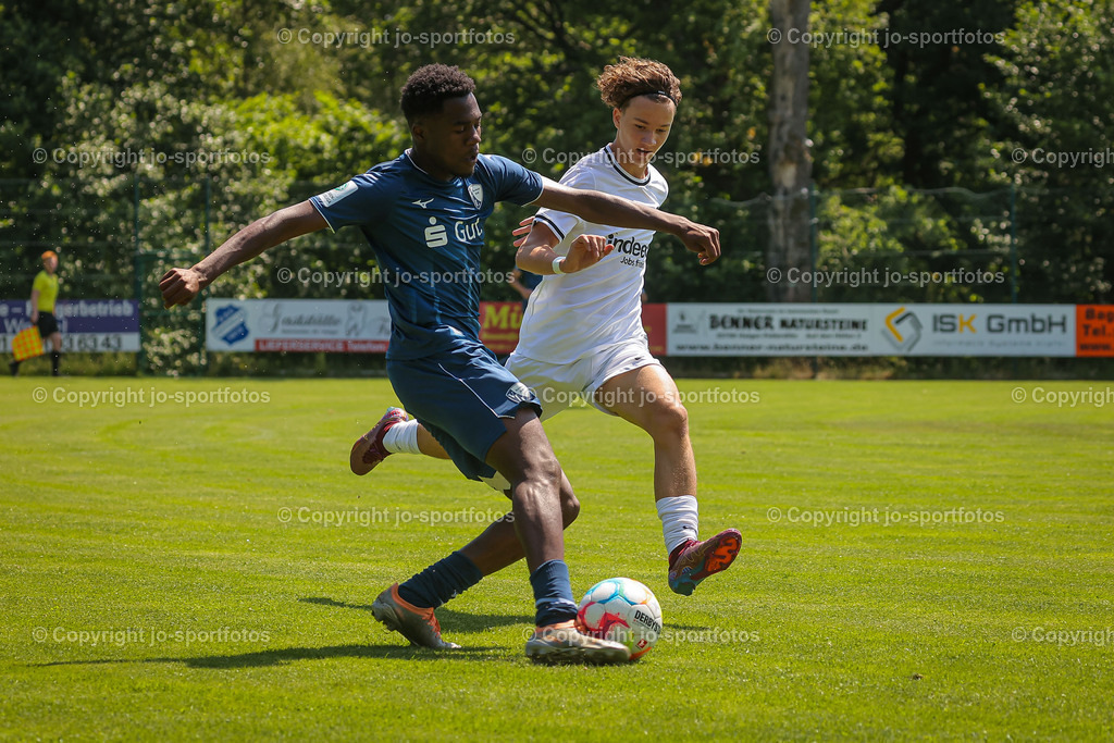 BQ3I4539 | 17.06.2023; Testspiel; Rasenplatz Offdilln; VfL Bochum U17 - Eintracht Frankfurt U17; Ergebnis: 3:1 (1:1)
