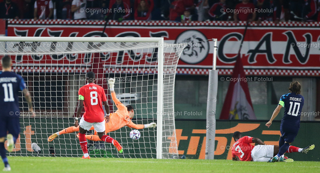 A_LUI_20220925_0016 | SPORT FUSSBALL NATIONS LEAGUE  ÖSTERREICH VS KROATIEN


IM BILD: Tor Kroatien


FOTO:FOTOLUI/UW