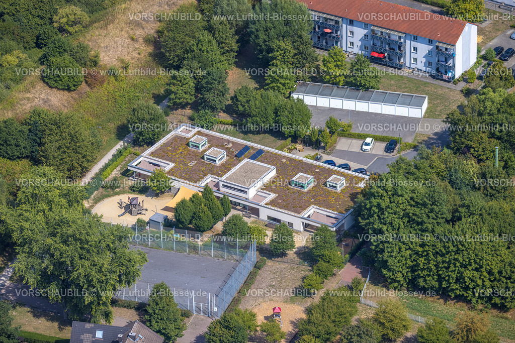 Hamm220809607Heessen | Luftbild, Kindergarten Jakobsbrunnen, Heessen, Hamm, Ruhrgebiet, Nordrhein-Westfalen, Deutschland