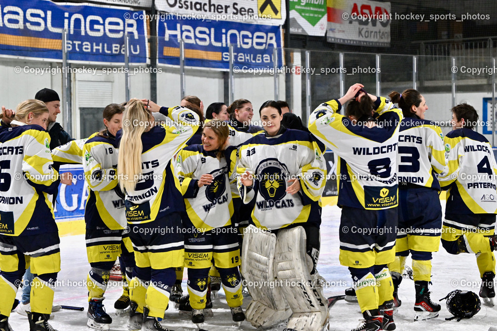WILDCATS PATERNION & Lady Hawks Siegerehrung-Meisterfeier | Jubel Wildcats Paternion Mannschaft, WILDCATS PATERNION &amp; Lady Hawks Siegerehrung-Meisterfeier, WILDCATS PATERNION &amp; Lady Hawks Siegerehrung-Meisterfeier am 12.03.2025 in Steindorf (Ossiachersee Halle), Austria, (Photo by Bernd Stefan)