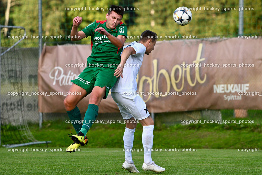 FC ASKÖ Gmünd vs. Union Matrei  | #13 Ivica Ban FC Gmünd, #20 Luca Ronacher Matrei, FC ASKÖ Gmünd vs. Union Matrei , FC ASKÖ Gmünd vs. Union Matrei  am 21.09.2024 in Gmünd (Sportplatz Gmünd), Austria, (Photo by Bernd Stefan)