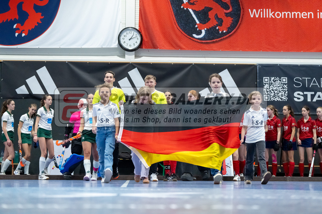 HK_20250223_103070 | Deutsche Meisterschaft wU14 Finale und Ehrungen am 23.2.2025 Düsseldorfer HC, Düsseldorf