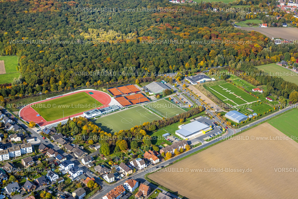 Hamm221003317 | Luftbild, HSC-Sportanlage, HSC 08 Hammer Sportclub, Fußballplätze, Tennisplätze, Bogensportzentrum, Rhynern, Hamm, Ruhrgebiet, Nordrhein-Westfalen, Deutschland