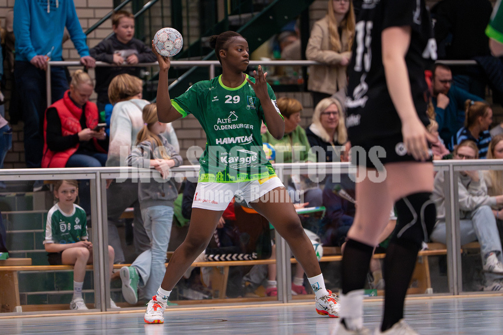 Handball I Frauen I Saison 2025-2026 I 3. Liga Staffel Nord I 20. Spieltag I SC SFN Vechta - SV Henstedt-Ulzburg0002 | jns.sportfotos - Realisiert mit Pictrs.com
