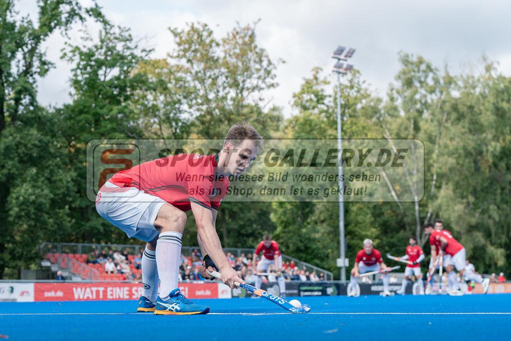 HK_20230923_902750 | 1. Bundesliga Herren Crefelder HTC - TSV Mannheim am 23.9.2023 CHTC, Krefeld , Linus Michler ( Crefelder HTC #7 )