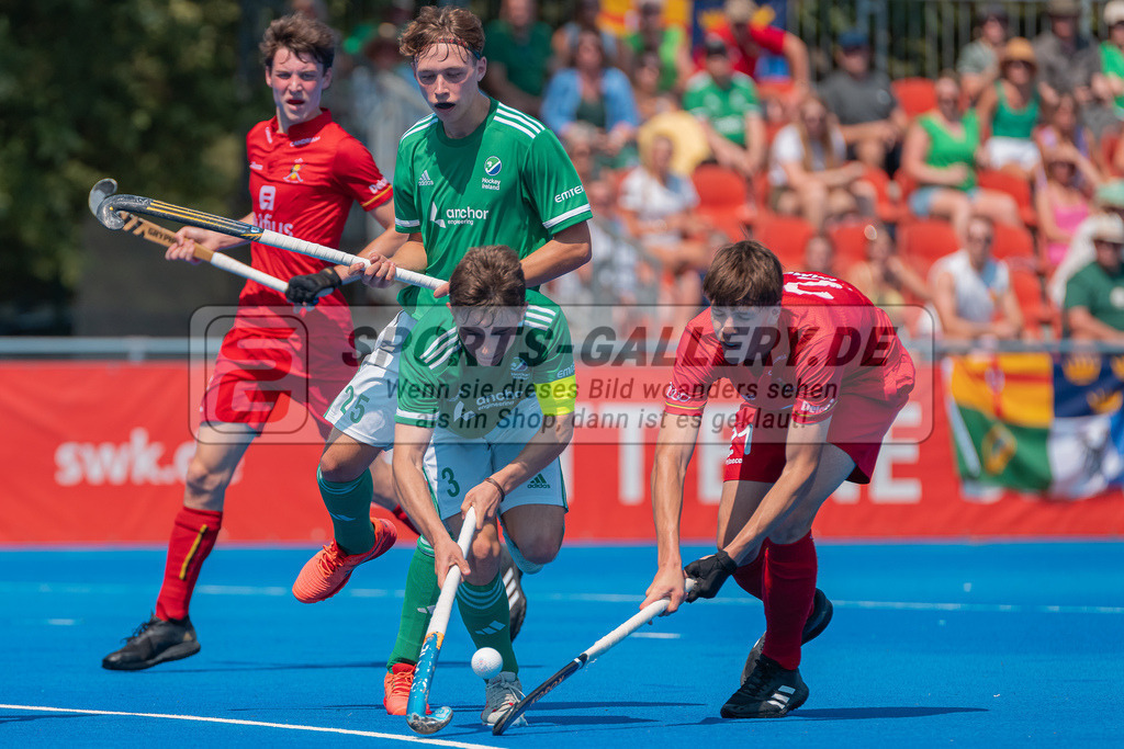 HK_20230709_100066 | Euro Hockey MU18 Belgium - Ireland Championship Girls &amp; Boys am 9.7.2023 CHTC , Krefeld ,