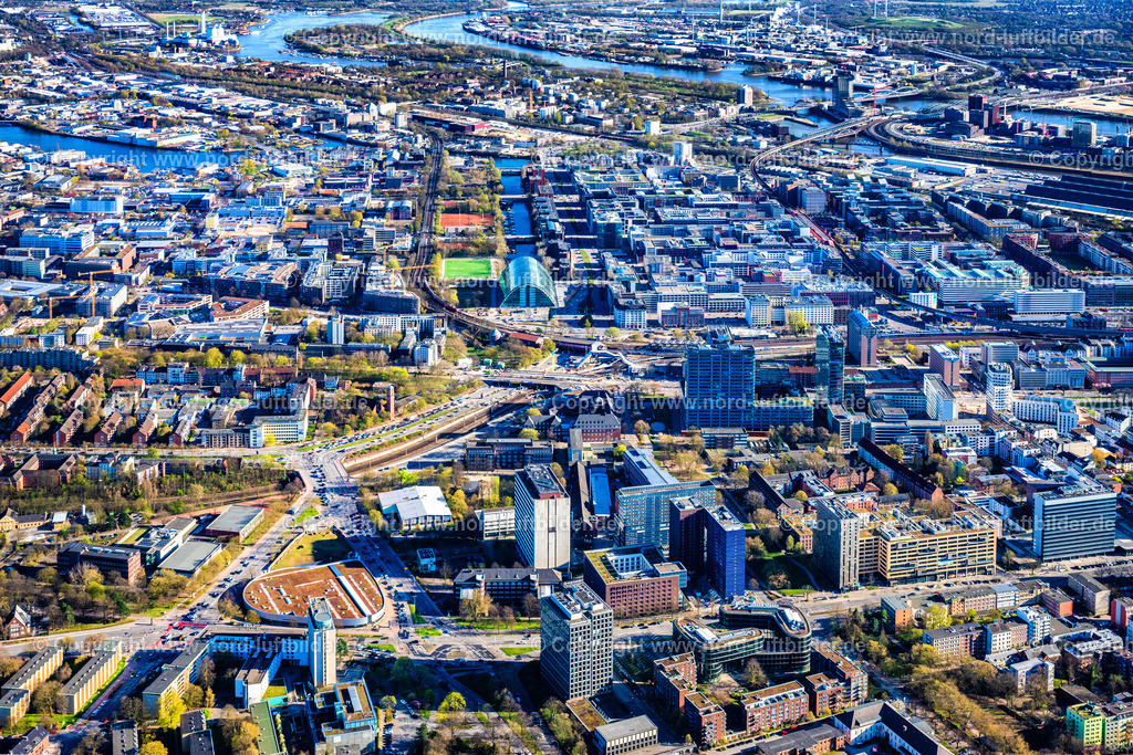 Hamburg_Hammerbrook_ELS_5069060425 | HAMBURG 06.04.2025 Stadtteil Hammerbrook in Hamburg, Deutschland. // Hammerbrook district in Hamburg, Germany. Foto: Martin Elsen