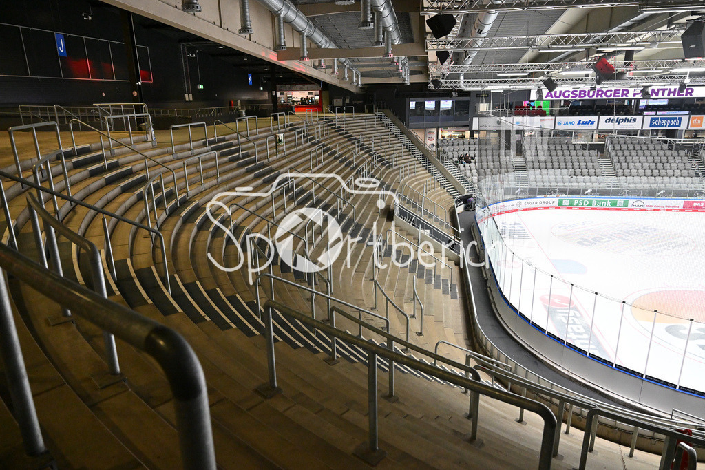 Augsburger Panther - Schwenninger Wild Wings | Das Curt Frenzel Stadion vor der Partie gegen Schwenningen / Symbolbild / Arena / Eisstadion / Eishalle / DEL: Augsburger Panther - Schwenninger Wild Wings, Curt Frenzel Stadion am 24.01.2025