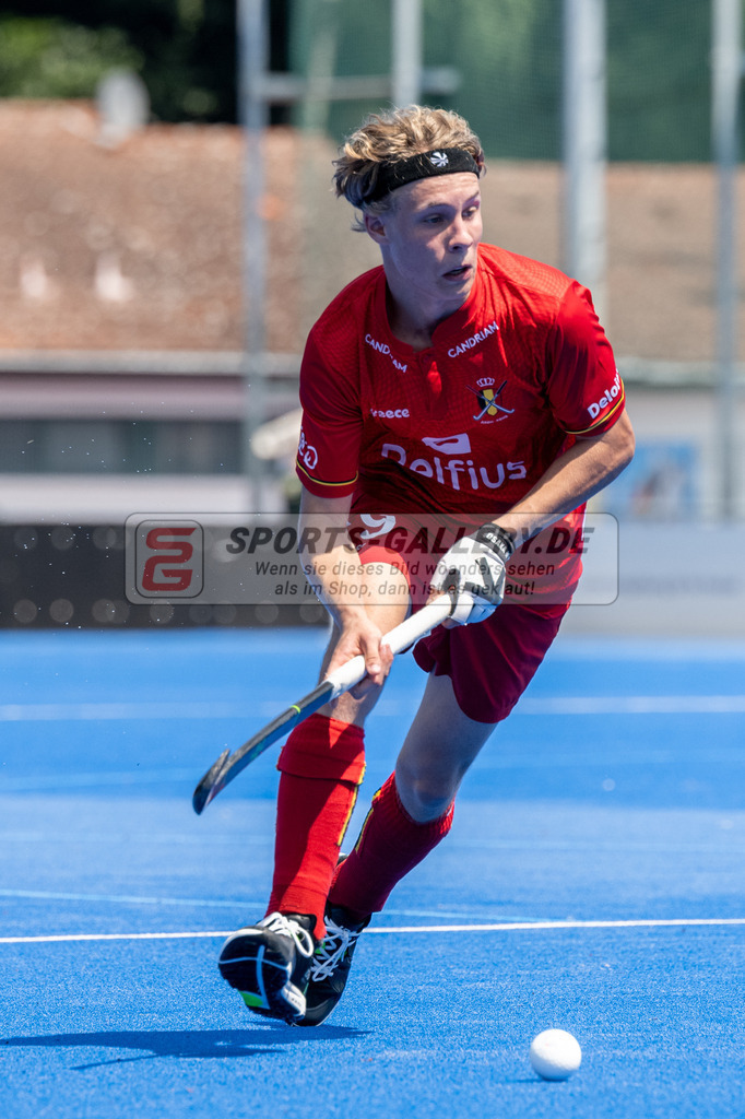 SFE_20230709_0086 | EuroHockey EM U18 Boys Belgium vs Ireland am 09.07.2023 in Krefeld (Gerd-Wellen-Hockeyanlage), Photo: Stephan Fehrmann 2023 (Sports-Gallery)