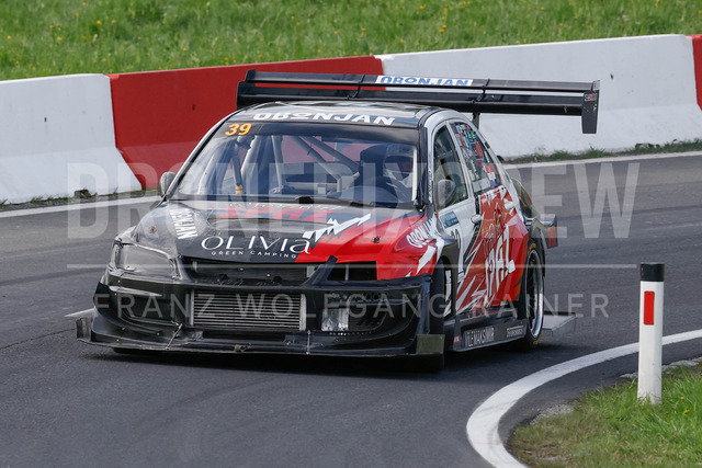 Rechberg Hill Climb 2025 – FIA European Hill Climb Championship | Rechberg Hill Climb 2025, part of the FIA European Hill Climb Championship. High-speed racing action, mountain scenery, atmosphere and pure motorsport passion captured in detail. The image shows Domagoj Perekovic (CRO) Mitsubishi Lancer Evo 9.          