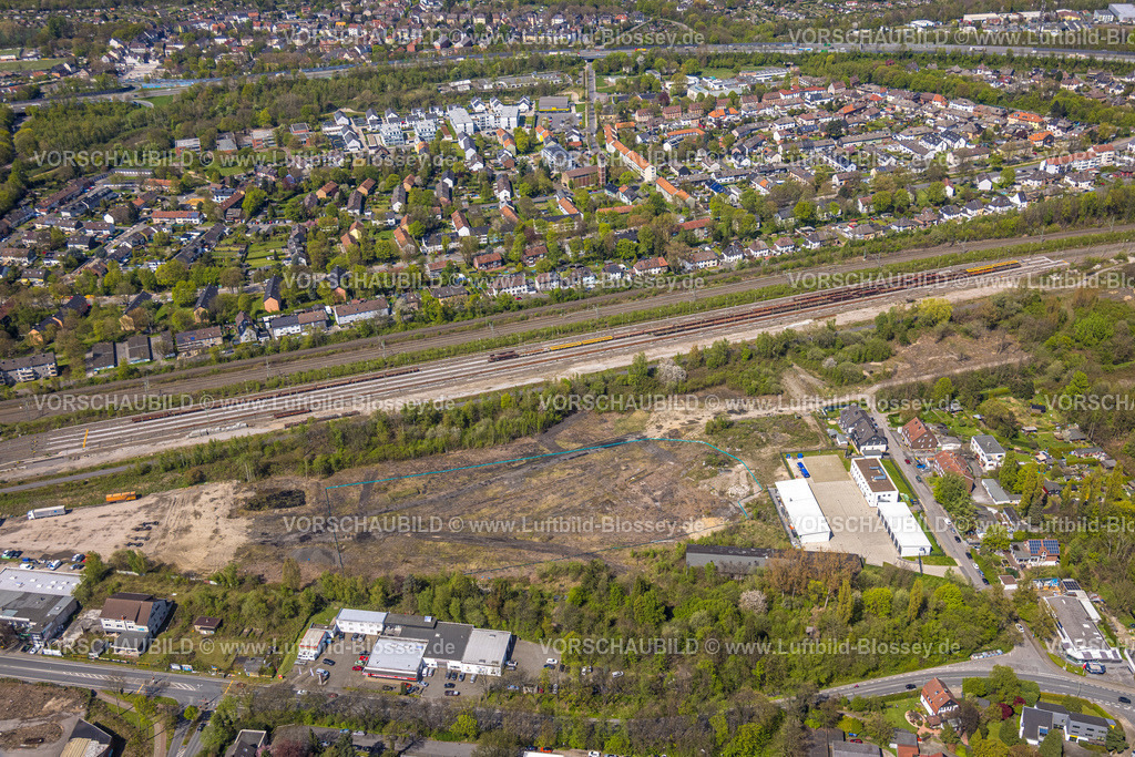 Herne230403033Ost | Luftbild, Baugebiet Castroper Straße Ecke Hunbergstraße, Börnig, Herne, Ruhrgebiet, Nordrhein-Westfalen, Deutschland