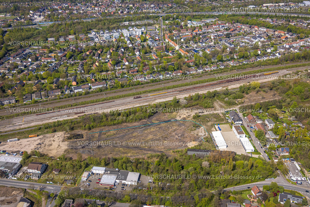 Herne230403033Ost | Luftbild, Baugebiet Castroper Straße Ecke Hunbergstraße, Börnig, Herne, Ruhrgebiet, Nordrhein-Westfalen, Deutschland