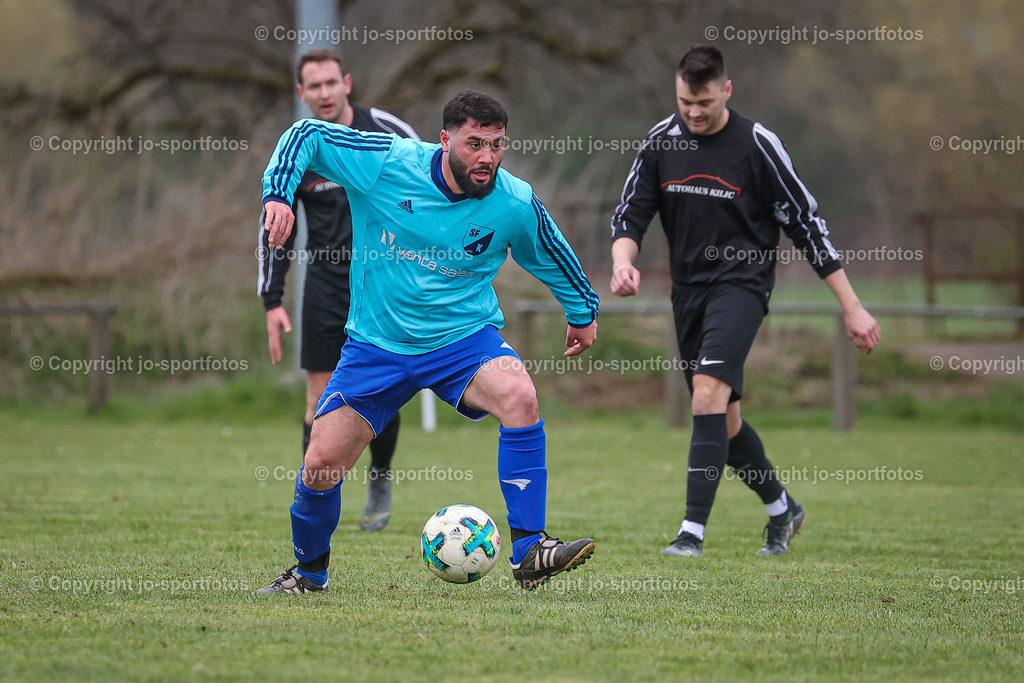 BQ3I6484 | 06.04.2023; Kreisliga B Wetzlar; Rasenplatz Katzenfurt; SF Katzenfurt - SG Biskirchen/Ulmtal; Ergebnis: 6:0 (2:0)