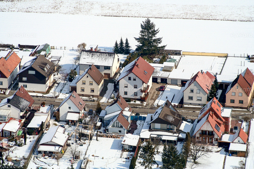 Luftbild: Wattstr, in Freckenfeld im Bundesland Rheinland-Pfalz in Deutschland. Foto: IMG_1142.jpg vom 05.03.2006 durch Werner Riehm/FLY-FOTO.de