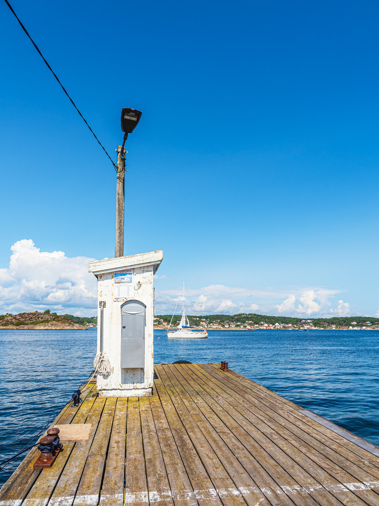 Anlegestelle auf der Insel Merdø in Norwegen | Anlegestelle auf der Insel Merdø in Norwegen.