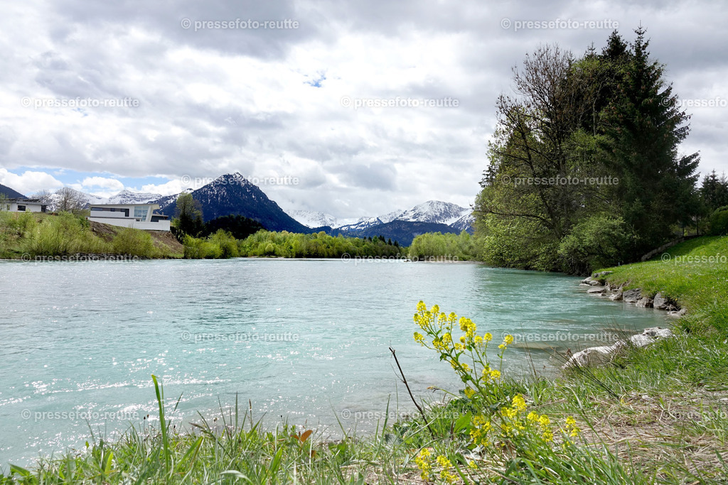 welltvi-lechfluss-bei-Pflach-09052019-DSD01143 | Info aus dem Bezirk Reutte/Ausserfern Tirol sowie eine umfangreiche Bilddatenbank über die gesamte Region: Lechtal, Talkessel Reutte, Tannheimertal, Zwischentoren. Lech, Plansee, Zugspitze, Grenztunnel, B179, Fernpassstraße, Verkehr, Lawinen, Tradition, - Realisiert mit Pictrs.com