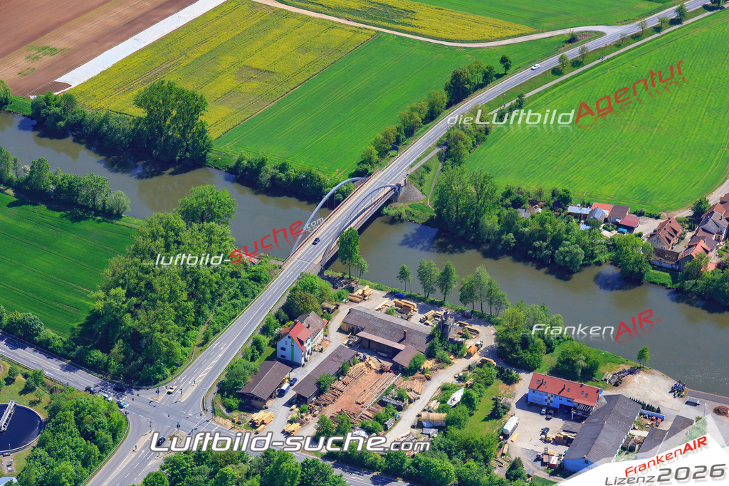 aktuelles Luftbild von  Zeil-am-main - Luftaufnahme wurde 2018 von https://frankenair.de mittels Flugzeug (keine Drohne) erstellt.