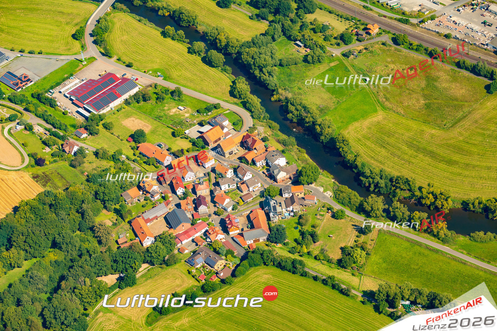 Lobenhausen Körle Bild- Das Luftbild wurde 2025 vom UL-Flugzeug heraus erstellt ( keine Drohne bzw. Drohnenaufnahme ) - Hochauflösende Luftaufnahme -Nicht vergleichbar mit Google Maps oder Satelittenbilder- Die Geschenkidee !Mit Lizenz und Bildrechte bestellbar - CC