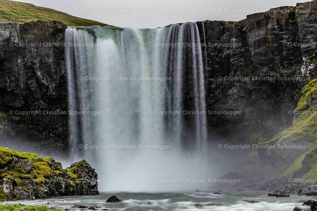 Gufufoss | Wasserfall, Island - Realisiert mit Pictrs.com