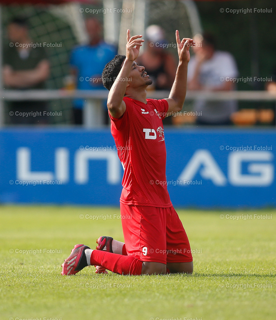 A_LUI_010924_19 | SPORT FUSSBALL REGIONALLIGA MITTE 01.09.2024 ASKOE OEDT-SK TREIBACH IM BILD :TORSCHUETZE VALDIR HENRIQUE (OEDT)  FOTO:FOTOLUI 