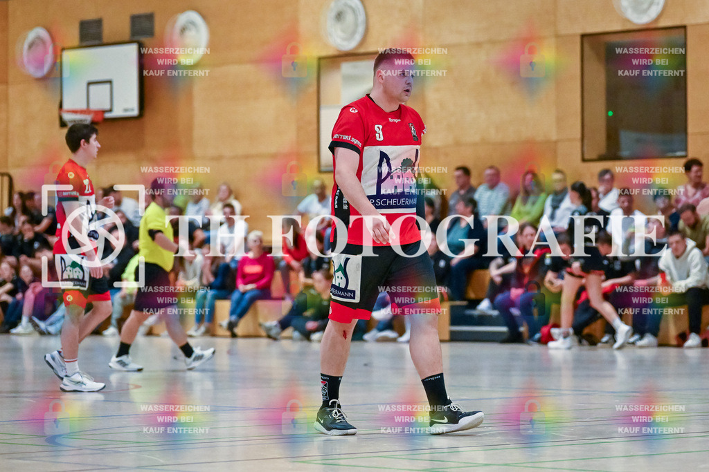 GER, SG Maulburg/Steinen - TuS Ringsheim, Handball, Landesliga Suedbaden, 22. Spieltag, Saison 2024/2025, 23.03.2025 | Tim Lindner (SG Maulburg/Steinen, #09)GER, SG Maulburg/Steinen - TuS Ringsheim, Handball, Landesliga Suedbaden, 22. Spieltag, Saison 2024/2025, 23.03.2025Foto: TH Fotografie/Thomas Hess