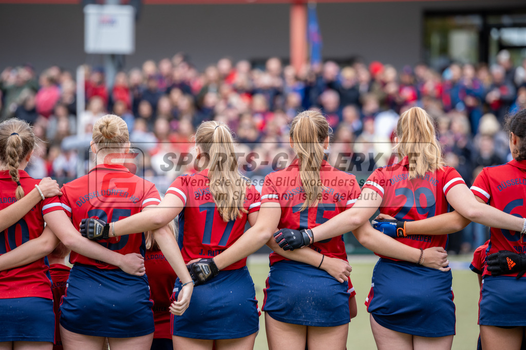 SFE_20231022_0031 | Deutsche Meisterschaft Weibliche U16 Finale Uhlenhorst Mülheim - Düsseldorfer HC am 22.10.2023 in Köln (Düsseldorfer Hockeyclub 1905 e.V.), Photo: Stephan Fehrmann 2023 (Sports-Gallery)