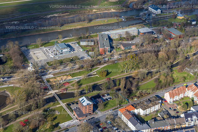 Hamm230215757 | Luftbild, Gymnasium Hammonense, Wassersportzentrum, Adenauerallee, Nordringpark, Mitte, Hamm, Ruhrgebiet, Nordrhein-Westfalen, Deutschland