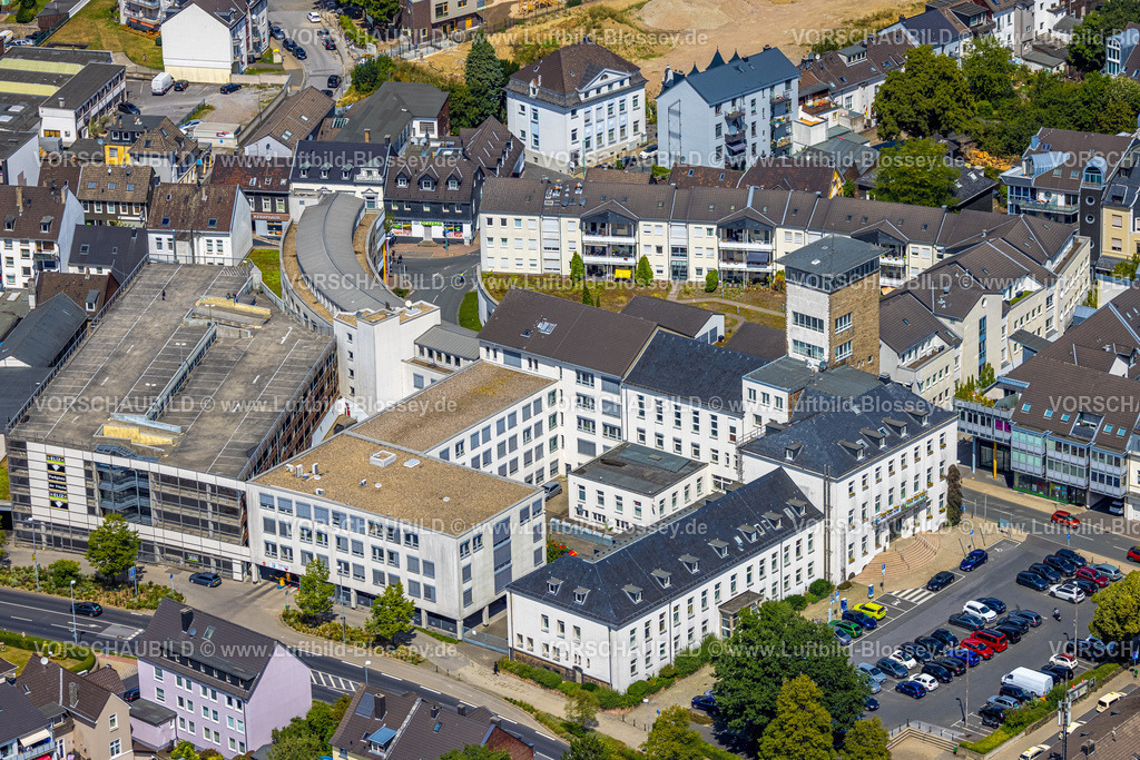 Velbert220803265 | Luftbild, Rathaus, Velbert, Ruhrgebiet, Nordrhein-Westfalen, Deutschland