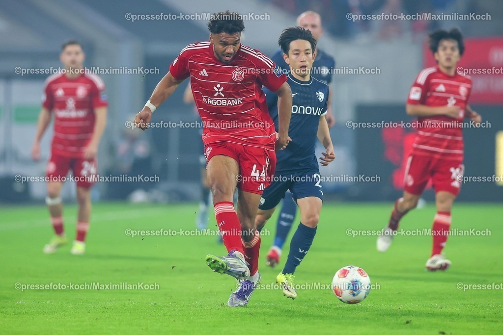 F9527022601027 | 27.02.2026, Fußball, Fortuna Düsseldorf - VfL Bochum, 2. Fußball Bundesliga, Merkur Spiel-Arena, Saison 2025 2026: Elias Aboulguie Egouli (Fortuna Düsseldorf #44)  DFB regulations prohibit any use of photographs as image sequences and or quasi-video.