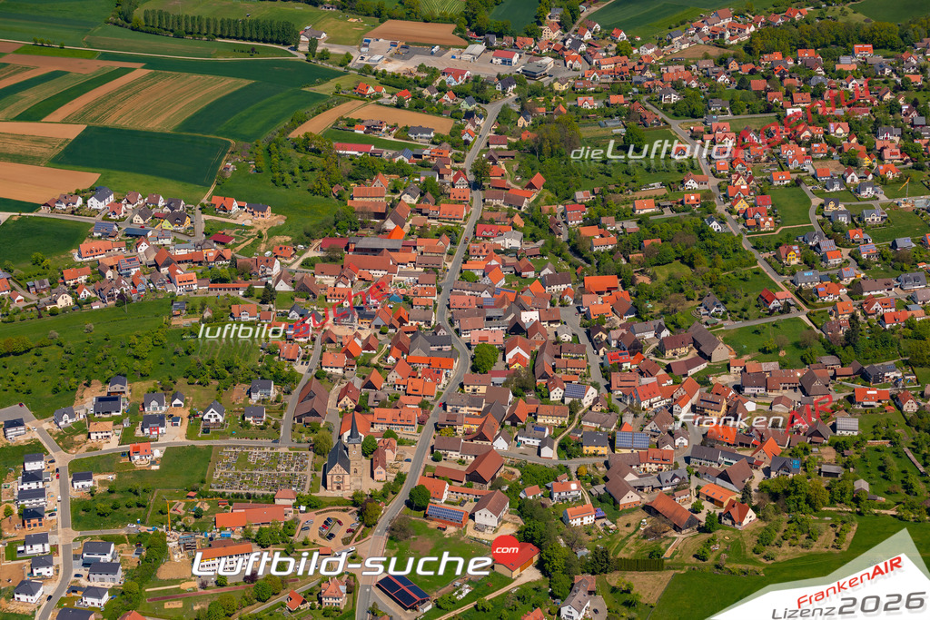 Das Luftbild der Stadt Hetzles wurde 2019 vom Flugzeug heraus erstellt (keine Drohne) Aufnahmehöhe ca.400 Meter- hohe Auflösung- beste Druck-Qualität garantiert!