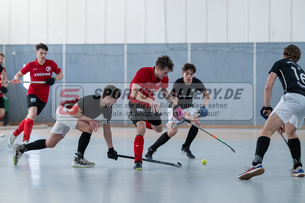 HK_20250202_102416 | 2. Bundesliga Halle Herren Club Raffelberg - Schwarz Weiss Köln am 2.2.2025 Halle am Raffelberg, Duisburg ,