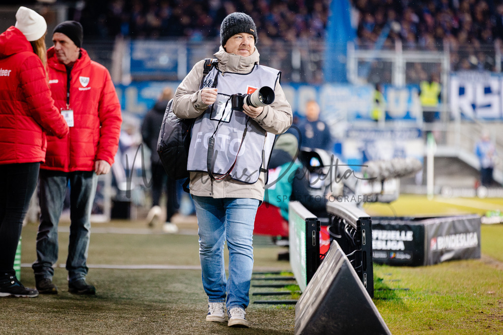 2. Bundesliga, Saison 2025/26, 21. Spieltag: SC Preußen Münster - VfL Bochum | Münster, 06.02.2026: 2. Bundesliga, 21. Spieltag, SC Preußen Münster gegen VfL Bochum im LVM-Preußenstadion in Münster. Foto: sportfotografie.ms | Markus Paletta - Realisiert mit Pictrs.com