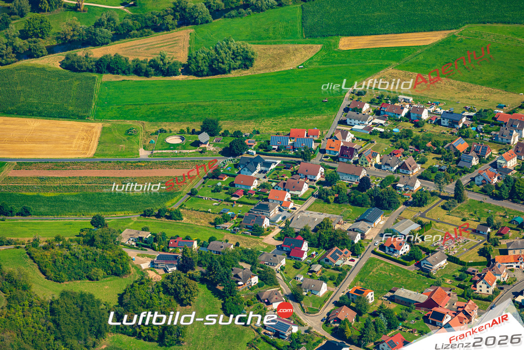 Niederellenbach Alheim Bild- Das Luftbild wurde 2025 vom UL-Flugzeug heraus erstellt ( keine Drohne bzw. Drohnenaufnahme ) - Hochauflösende Luftaufnahme -Nicht vergleichbar mit Google Maps oder Satelittenbilder- Die Geschenkidee !Mit Lizenz und Bildrechte bestellbar - CC
