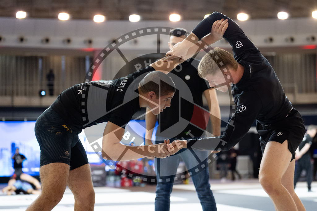 20260214PBB2186 | Fighters compete during the ADCC European Trials  competition day 1 in Belgrade, Serbia, on February 14, 2026.