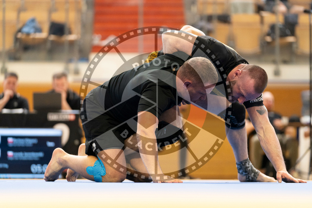 20240316PBB0641 | Athletes compete during the ADCC Eastern European Open grappling Competition in Poznan, Poland, on March 16, 2024.