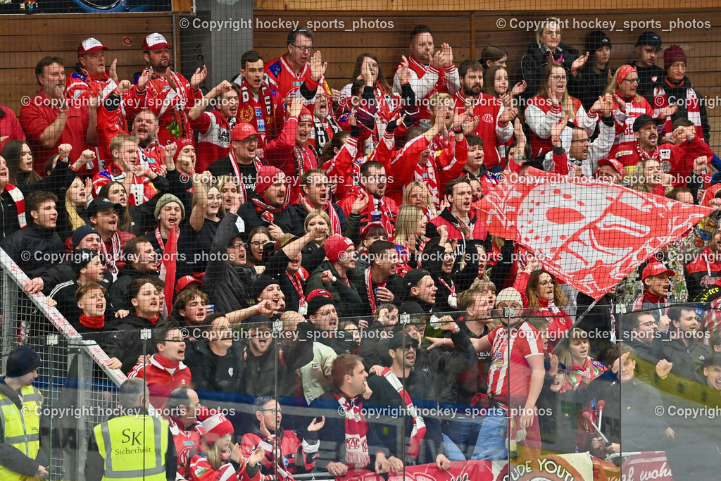 EC IDM WÄRMEPUMPEN VSV vs. EC KAC | EC KAC Fans, EC IDM WÄRMEPUMPEN VSV vs. EC KAC, EC IDM WÄRMEPUMPEN VSV vs. EC KAC am 02.02.2025 in Villach (Stadthalle Villach), Austria, (Photo by Bernd Stefan)