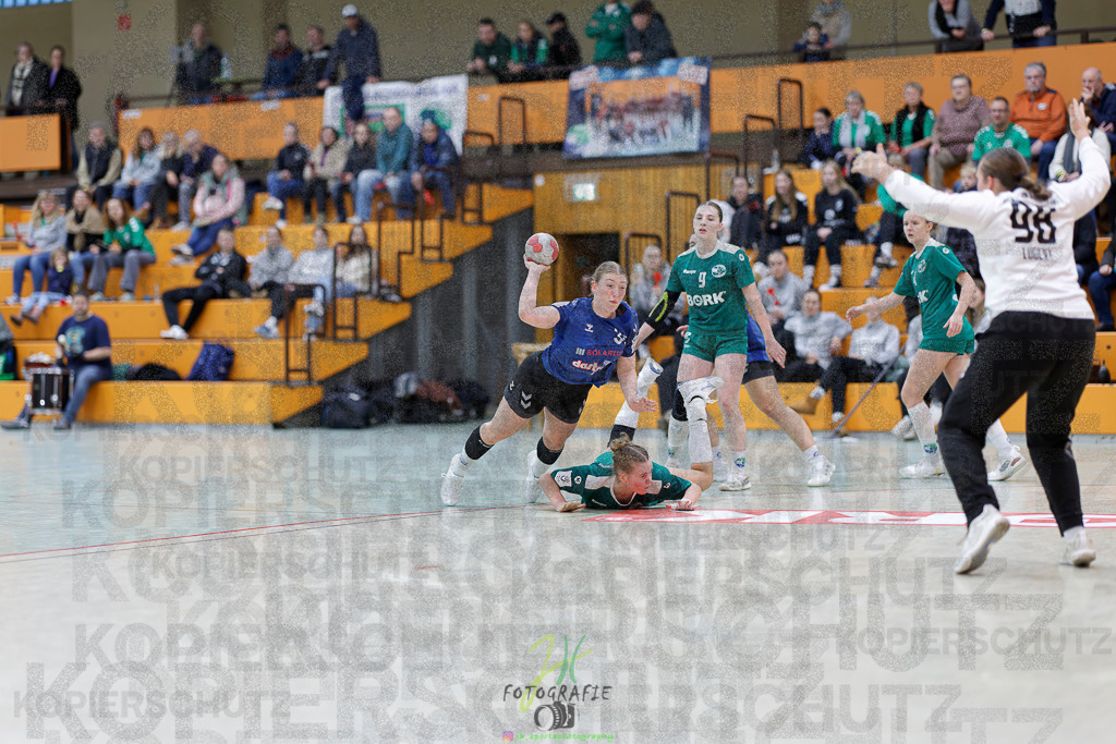 Jugenbundesliga wJB; HSG Kleenheim/Langgöns - SG Kappelwindeck/Steinbach | Jugenbundesliga wJB; HSG Kleenheim/Langgöns - SG Kappelwindeck/Steinbach am 23.11.2025 in Oberkleen (Weidig-Halle)Photo © 2025 - Jörg Heinrich - Realisiert mit Pictrs.com