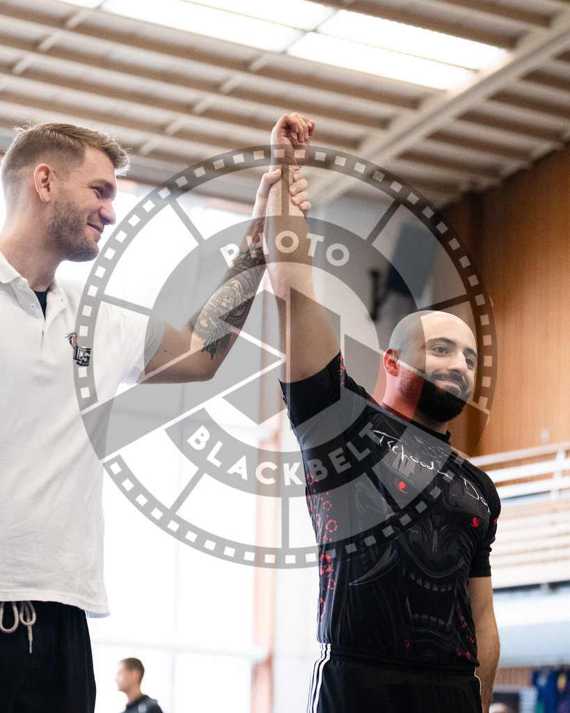 20251129PBB6244 | Fighters compete during the luta livre competition ILLCS XI winter edition on November 29, 2025 in Hannover, Germany.