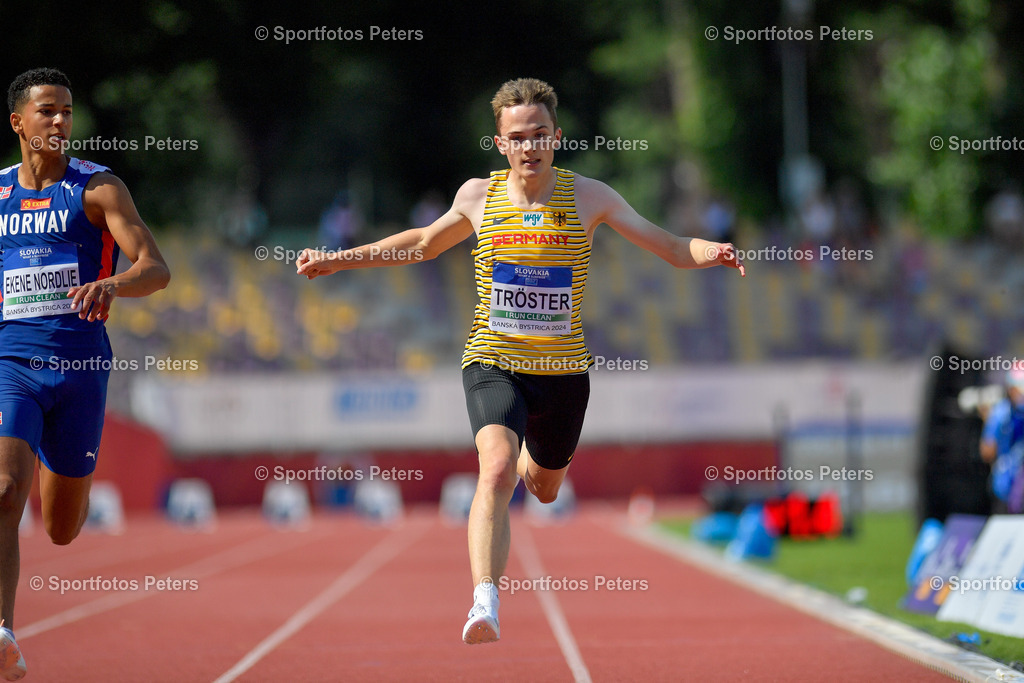 U18 EM - Ben Tröster_5 | U18-EM am 18.07.2024 in Banska BrysticaFoto: DLV/Kai Peters - Realisiert mit Pictrs.com