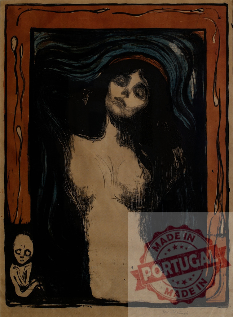 Edvard Munch Madonna lithograph depicting woman and fetus | Edvard Munch Edvard Munch's Madonna lithograph portraying life, love, and death - Realized with Pictrs.com