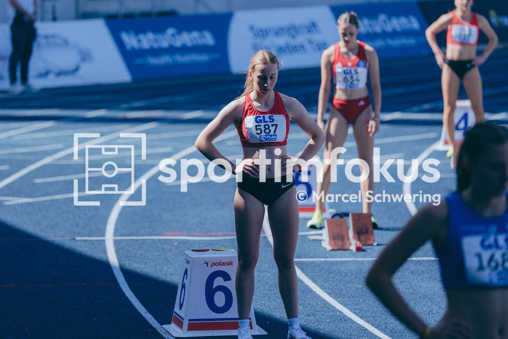 Deutsche Meisterschaften U20 / U16 2026 | Leonie Kottwitz, TSG Wehrheim, 587, 400-Meter-Lauf, Deutsche Meisterschaften der U20 &amp; U16 2026, Lohrheidestadion Bochum-Wattenscheid, 10.07.2026. Foto: Marcel Schwering / sportimfokus - Realisiert mit Pictrs.com