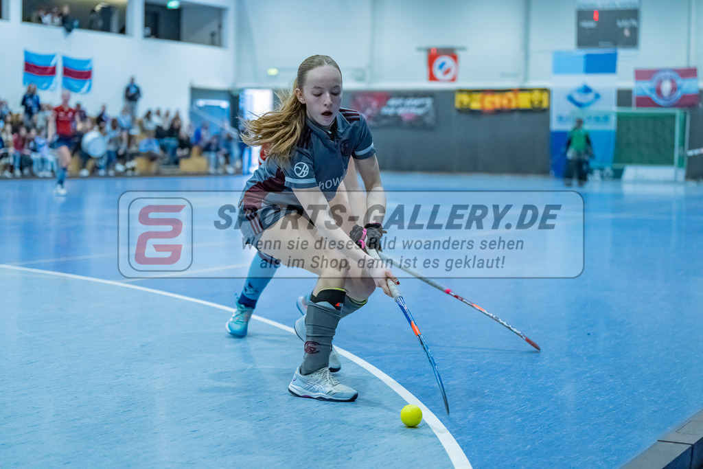 HK_20240303_109287 | Spiel um Platz 3 Deutsche Meisterschaft WU16 am 3.3.2024 Halle DHC, Düsseldorf ,