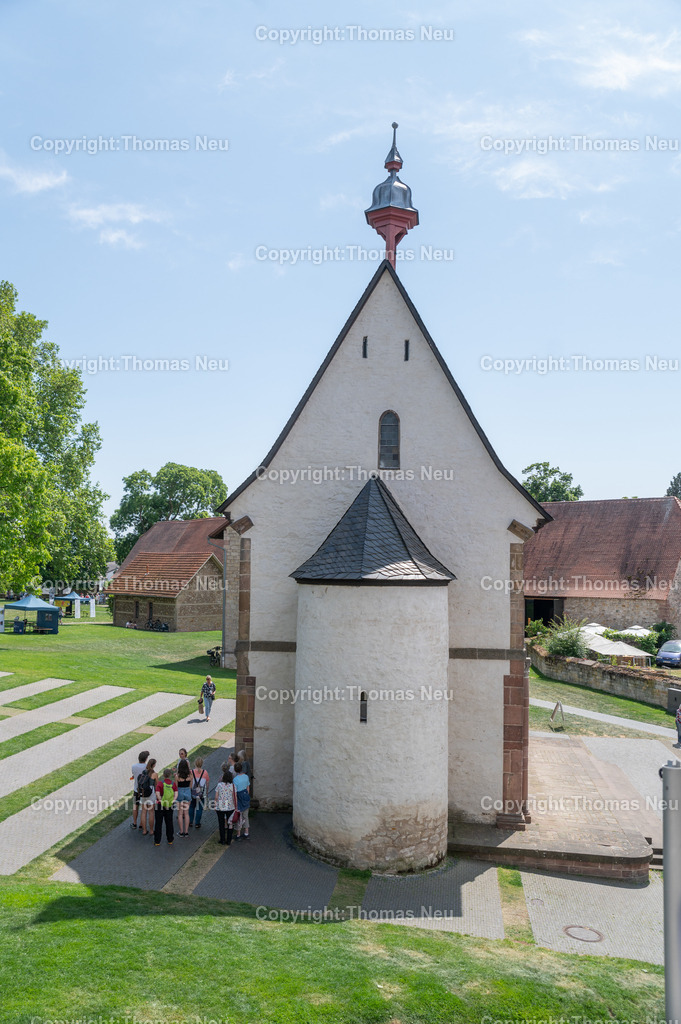 DSC_7777 | Lorsch, UNESCO Weltkulturerbe Kloster Lorsch, Blick aus dem Fenster des Museumszentrum auf die  karolingischen Torhalle, auch Königshalle genannt , Bild: Thomas Neu