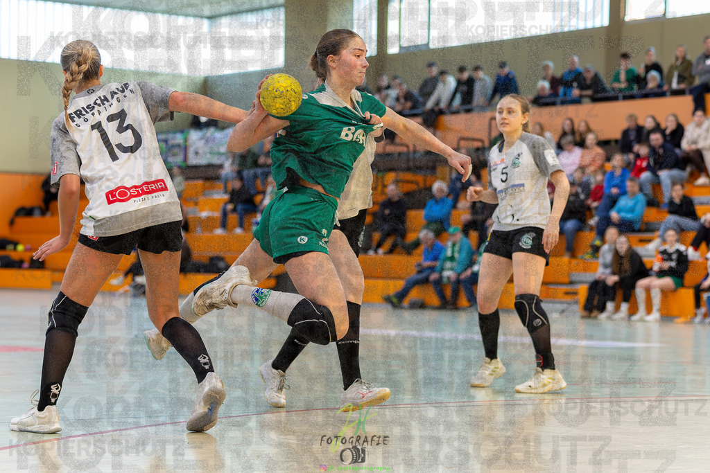 Jugendbundesliga wJA, Pokalrunde, HSG Kleenheim/Langgöns - Frisch Auf Göppingen | Jugendbundesliga wJA, Pokalrunde, HSG Kleenheim/Langgöns - Frisch Auf Göppingen am 28.02.2026 in Oberkleen (Weidig-Halle)Photo © 2026 - Jörg Heinrich - Realisiert mit Pictrs.com