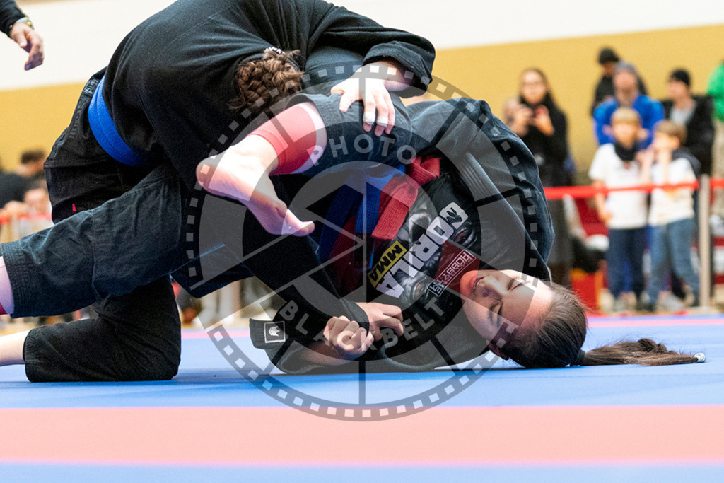 20231118PBB10063-2 | Fighters compete during the AJP Tour 600 Frankfurt Championship in Frankfurt/Main, Germany, on November 18, 2023.